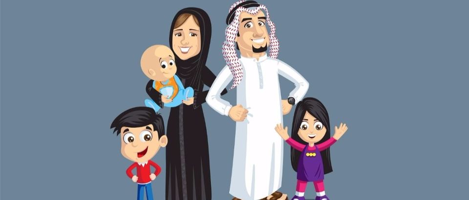 Muslim family Shutterstock/smrdesigns