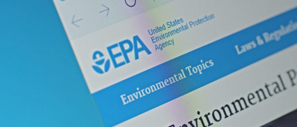 SARANSK, RUSSIA - FEBRUARY 06, 2017: A computer screen shows details of United States Environmental Protection Agency main page on its web site. Selective focus. (Credit: g0d4ather/Shutterstock)