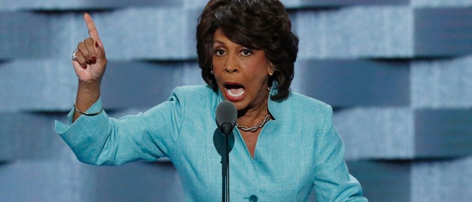U.S. Representative Maxine Waters (D-CA) speaks on the third day of the Democratic National Convention in Philadelphia, Pennsylvania, U.S. July 27, 2016. REUTERS/Mike Segar