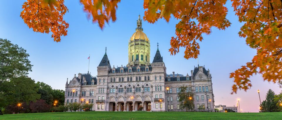 Connecticut State Capitol in Hartford, Connecticut, USA during autumn. (Sean Pavone, Shutterstock)