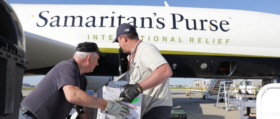 Samaritan's Purse DC-8 Cargo Plane On Relief Mission To Caribbean Following Hurricane Irma (photo provided to The Daily Caller News Foundation courtesy of Samaritan's Purse)