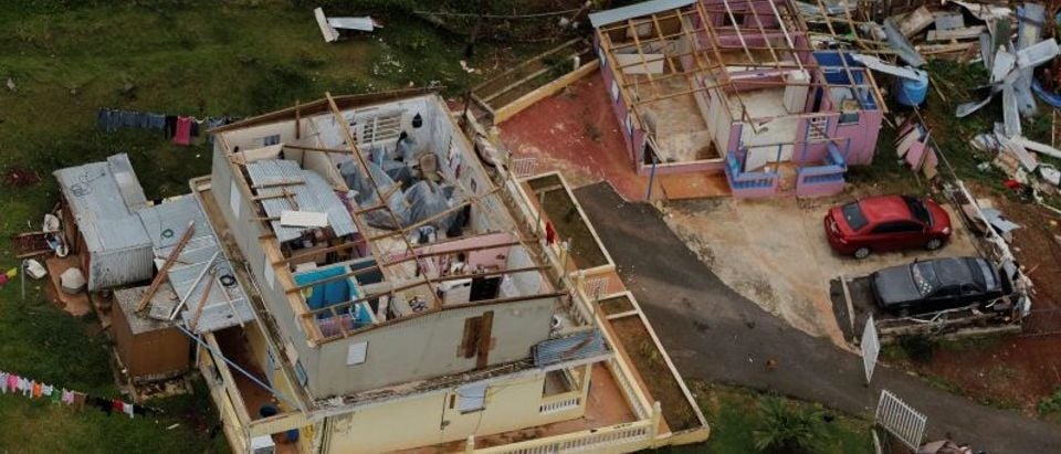 The contents of a damaged home can be seen as recovery efforts continue following Hurricane Maria near town of Comerio, Puerto Rico