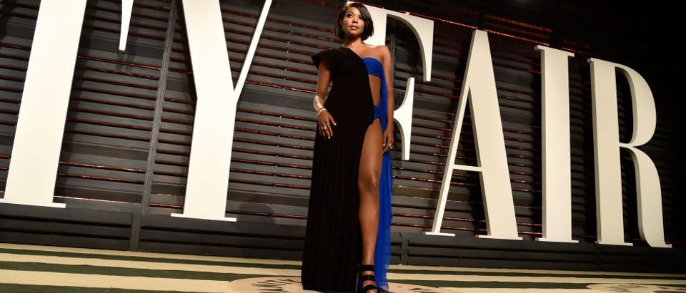 Gabrielle Union attending the 2017 Vanity Fair Oscar Party hosted by Graydon Carter at Wallis Annenberg Center for the Performing Arts in February 2017 in Beverly Hills. (Photo by Pascal Le Segretain/Getty Images)