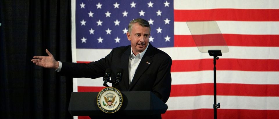 ABINGDON, VA - OCTOBER 14: Gubernatorial candidate Ed Gillespie, R-VA, speaks at a campaign rally at the Washington County Fairgrounds on October 14, 2017 in Abingdon, Virginia. Virginia voters head to the polls on Nov. 7. (Photo by Sara D. Davis/Getty Images)