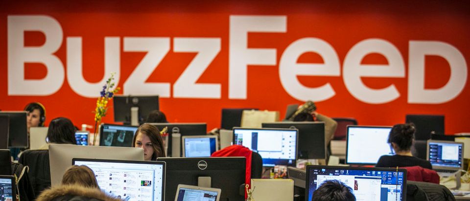 Buzzfeed employees work at the company's headquarters in New York January 9, 2014. BuzzFeed has come a long way from cat lists. (Photo: REUTERS/Brendan McDermid)