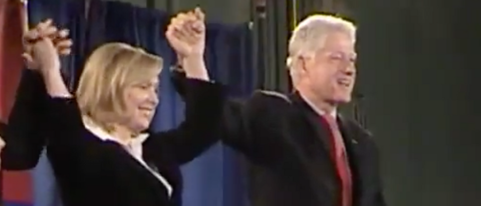 New York Sen. Kirsten Gillibrand and Bill Clinton at campaign rally in 2006. (Youtube screen grab)
