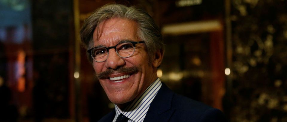 Geraldo Rivera smiles at the media after meeting with U.S.President-elect Donald Trump at Trump Tower in New York, U.S., January 13, 2017. REUTERS/Shannon Stapleton