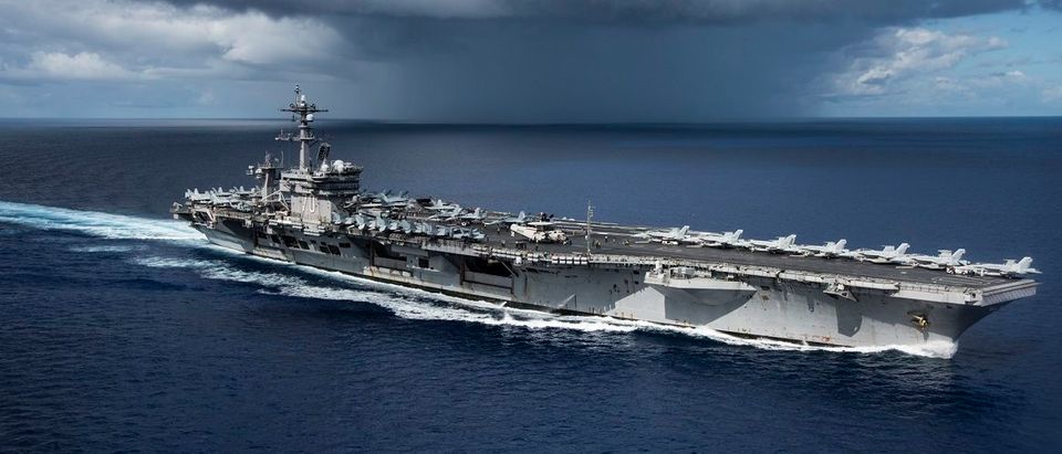 USS Carl Vinson Transits The Philippine Sea
