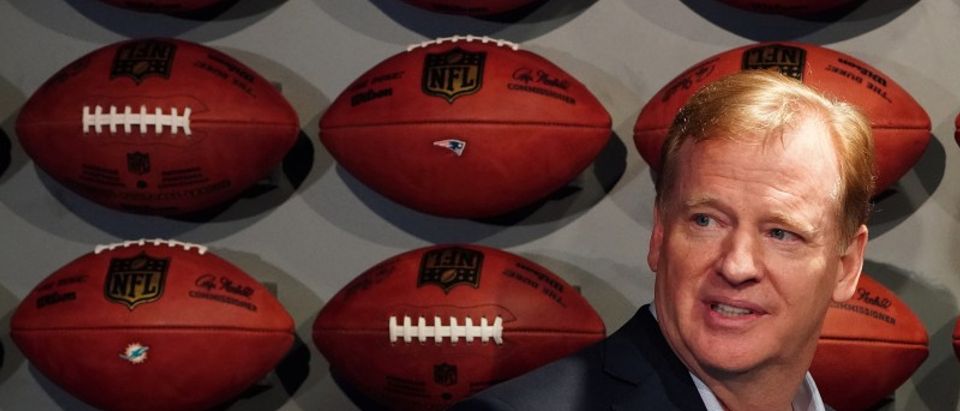 Commissioner of the NFL Roger Goodell is pictured at an event in the Manhattan borough of New York City