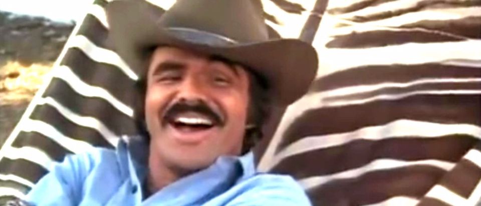 Burt Reynolds Smokey and the Bandit YouTube screenshot/Movieclips Trailer Vault