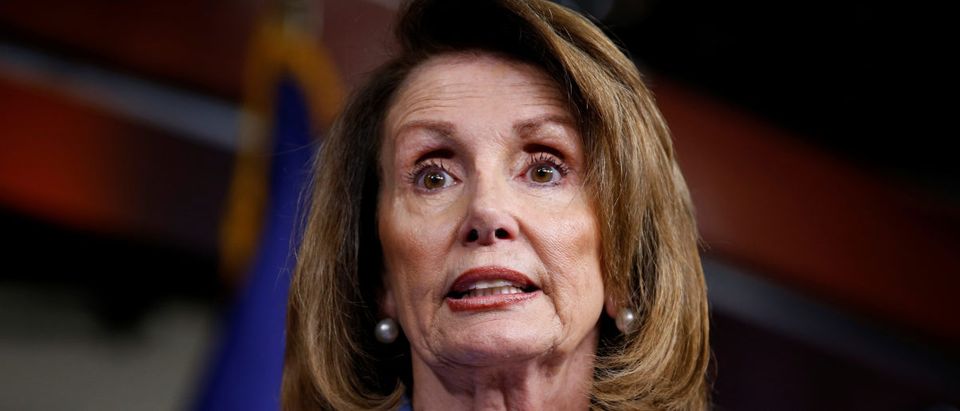 House Minority Leader Nancy Pelosi (D-CA) speaks after Senate Republicans unveiled their version of legislation that would replace Obamacare in Washington