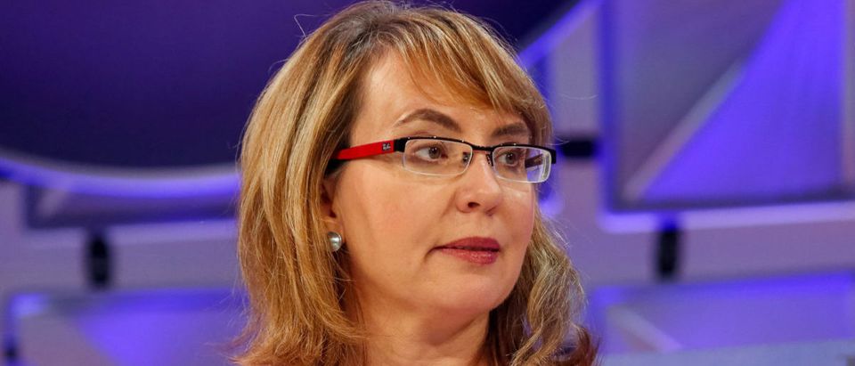 Laguna Niguel, CA, USA; October 7, 2014; Gabby Giffords, Former U.S. Representative and Co-founder, Americans for Responsible Solutions, speaks at Fortune Most Powerful Women Conference. (Photo: ShutterStock/Krista Kennell)