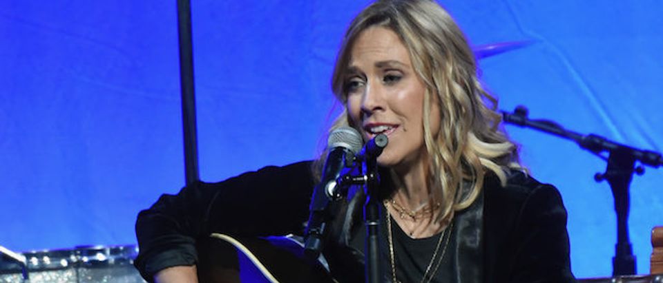 Sheryl Crow performs during An Intimate Evening Celebrating The Songs of Sheryl Crow &amp; Jeff Trott benefiting High Hopes Development Center, A middle Tennessee non-profit that provides specialized development programs for children with and without special needs. Concert held at Ryman Auditorium on November 2, 2017 in Nashville, Tennessee. (Photo by Rick Diamond/Getty Images)
