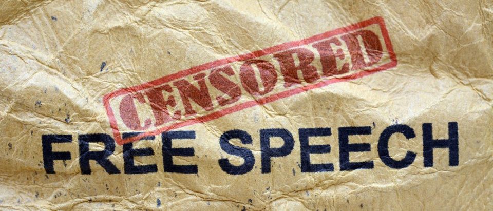 Here is an image of a censored free speech image. (Photo: Shutterstock Image) | Georgia Bans Free Speech Zones