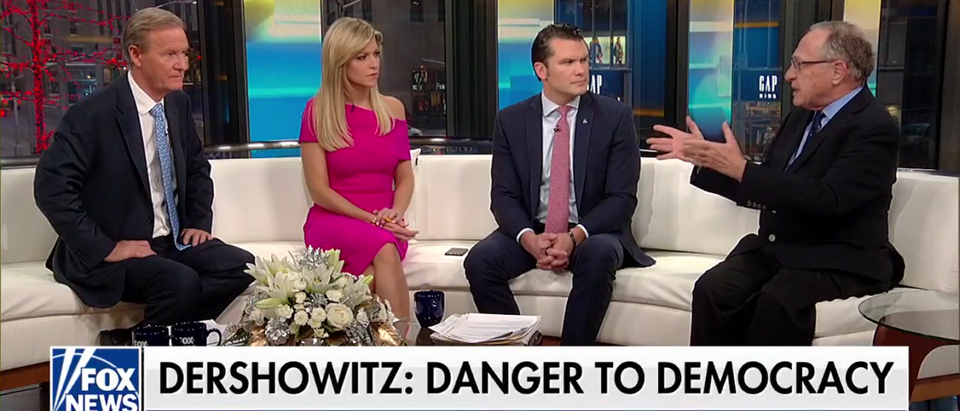 Dershowitz says it's dangerous to question trumps mental health this much Fox and Friends 1-8-18