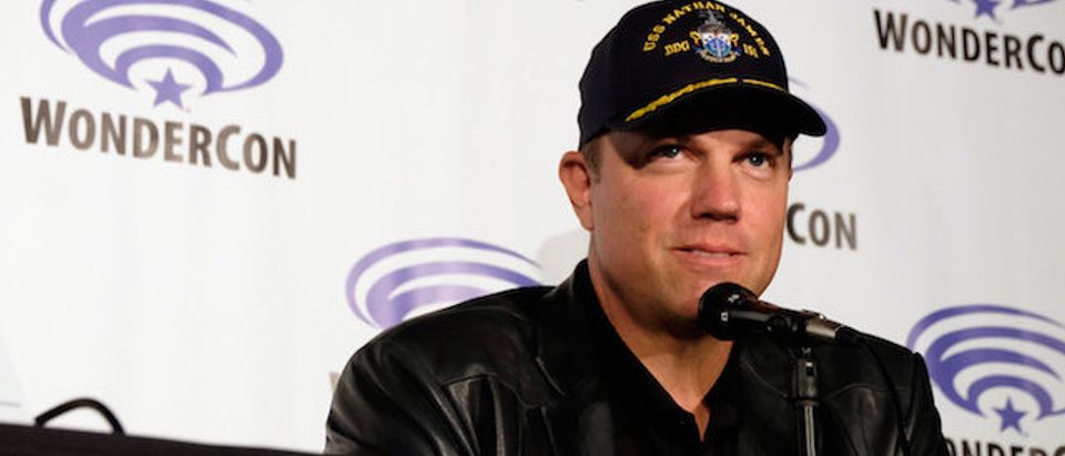 Actor Adam Baldwin speaks on 'The Last Ship' panel, TNT at Wondercon 2016 at Los Angeles Convention Center on March 26, 2016 in Los Angeles. (Photo by Frazer Harrison/Getty Images for Turner)