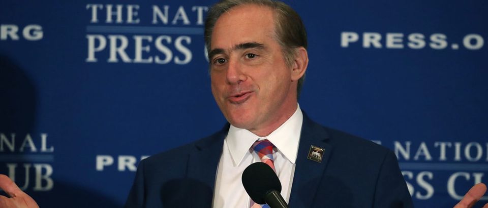 WASHINGTON, DC - NOVEMBER 06: Veterans Affairs Secretary David Shulkin speaks about issues regarding the VA, during a luncheon at the National Press Club, on November 6, 2017 in Washington, DC. (Photo by Mark Wilson/Getty Images)