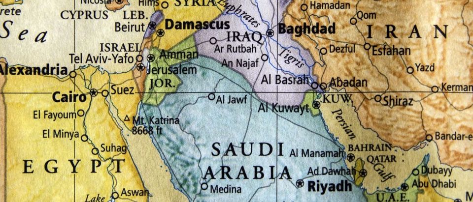 Middle East map Shutterstock/Robert Hale