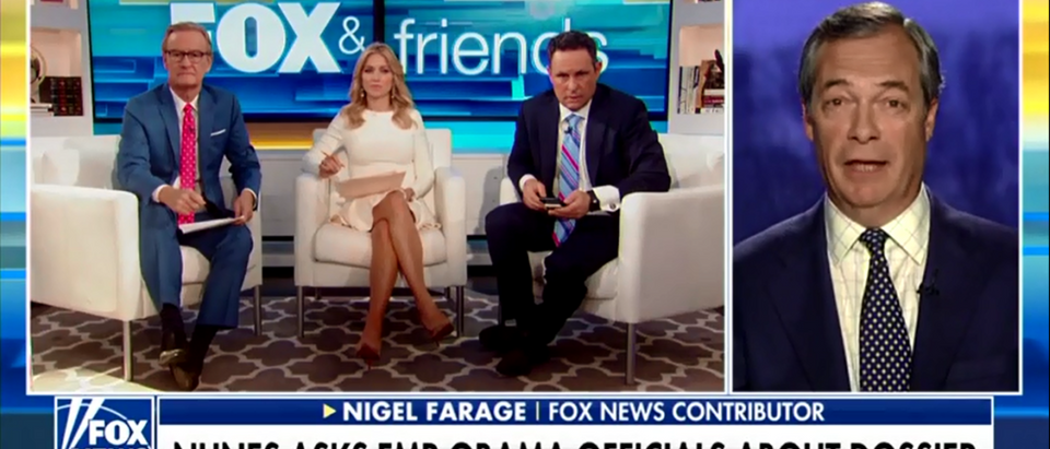 Nigel Farage Faces Off With American Media And Says It's Time To Put Russia To Rest - Fox & Friends 2-22-18