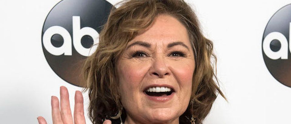 Actress Roseanne Barr attends the Disney ABC Television TCA Winter Press Tour on January 8, 2018, in Pasadena, California. / AFP PHOTO / VALERIE MACON (Photo credit should read VALERIE MACON/AFP/Getty Images)