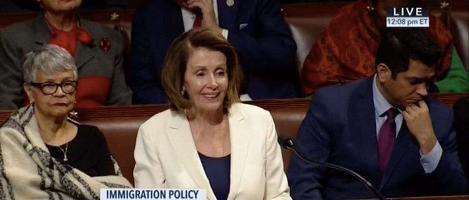 Screen Shot Rep. Nancy Pelosi (CSPAN: Feb 7, 2018)