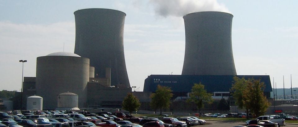 Steam rises from a cooling tower on September 7, 2007 at the Tennessee Valley Authority's Watts Bar Nuclear Plant in Spring City, Tennessee, 50 miles south of Knoxville. Watts Bar Unit One was the last new nuclear plant to come on line in the United States when it switched on one of its two planned reactors in 1996. TVA, the nation's largest public utility, mothballed construction on the second unit in 1985 due to safety concerns. To match feature USA-NUCLEAR/BUILDING. Picture taken September 7, 2007. REUTERS/Chris Baltimore
