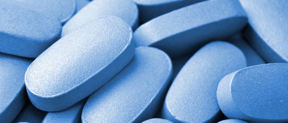 Blue pills (Photo via Shutterstock)