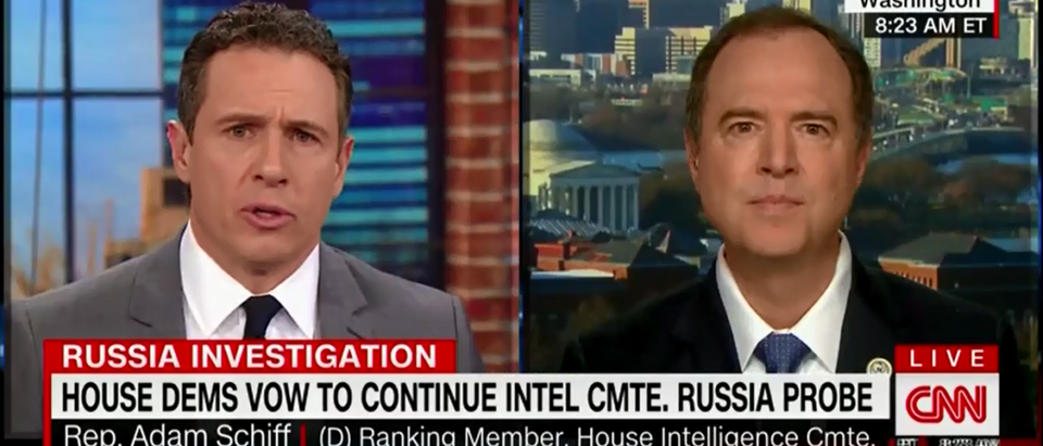 Adam Schiff Gets Cold Feet On Russia, Loses Confidence In Bob Mueller - CNN New Day 3-15-18 (Screenshot/CNN)