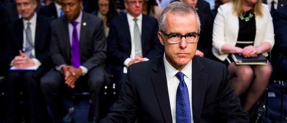 FBI Deputy Director Andrew McCabe (ERIC THAYER/REUTERS) | FBI Andrew McCabe Lied About Media Leaks