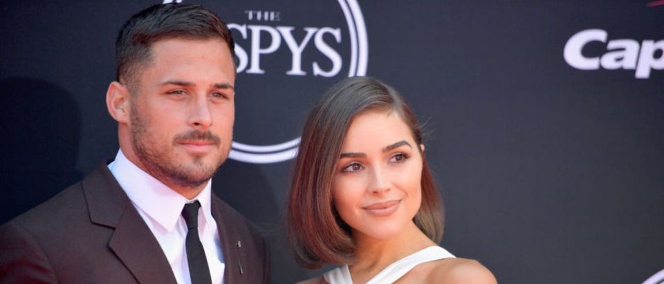 LOS ANGELES, CA - JULY 12: NFL player Danny Amendola and model Olivia Culpo attend The 2017 ESPYS at Microsoft Theater on July 12, 2017 in Los Angeles, California. (Photo by Matt Winkelmeyer/Getty Images)