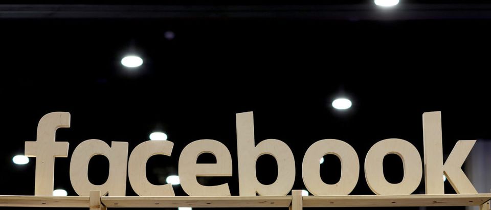FILE PHOTO: A Facebook sign is displayed at the Conservative Political Action Conference (CPAC) at National Harbor, Maryland, U.S., February 23, 2018. REUTERS/Joshua Roberts
