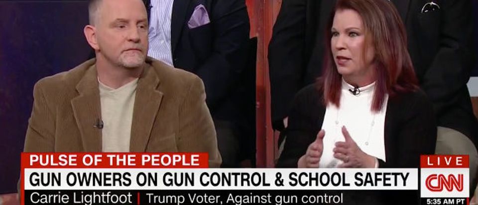Gun control panel CNN screenshot