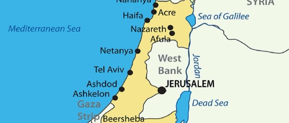 Israel map Shutterstock/pavalena