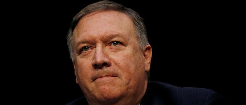 Central Intelligence Agency (CIA) Director Mike Pompeo testifies during a Senate Intelligence Committee hearing on "Worldwide Threats" on Capitol Hill in Washington, DC, U.S., February 13, 2018. REUTERS/Leah Millis/File Photo | Pompeo Promises To Fix Busted State Dept