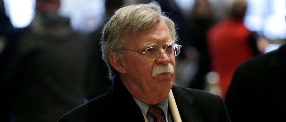 FILE PHOTO: Former U.S. Ambassador to the United Nations Bolton arrives for a meeting with U.S. President-elect Trump at Trump Tower in New York