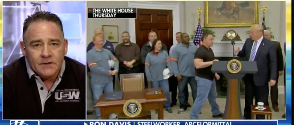 Trump worker Fox News screenshot