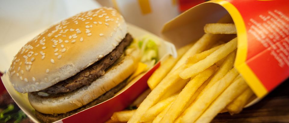 Big Mac hamburger menu in a McDonald's restaurant (Photo: Shutterstock)