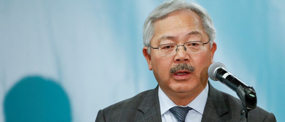 San Francisco Mayor Ed Lee speaks during the North American Climate Summit in Chicago, Illinois, U.S., December 5, 2017. Picture taken December 5, 2017. REUTERS/Kamil Krzaczynski | Climate Lawsuits Rely On Flawed Study