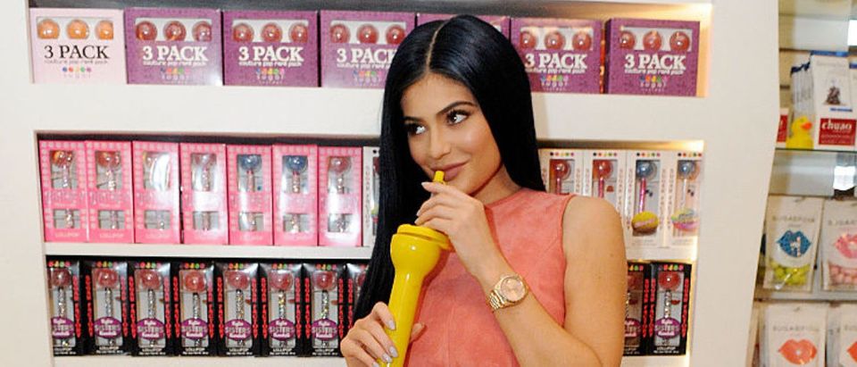 ORLANDO, FL - MARCH 11: Kylie Jenner hosts Sugar Factory Orlando Grand Opening on March 11, 2016 in Orlando, Florida. (Photo by Gerardo Mora/Getty Images for Sugar Factory American Brasserie)