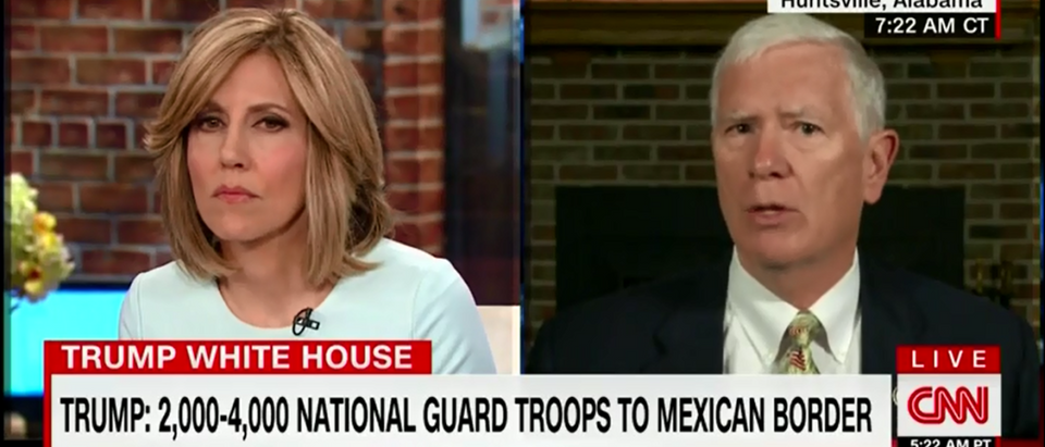 Mo Brooks Calls The Surge Of Illegal Immigrants 'Invasion By Foreign Nationals' And It Drove CNN's Alisyn Camerota Up A Wall - New Day 4-6-18