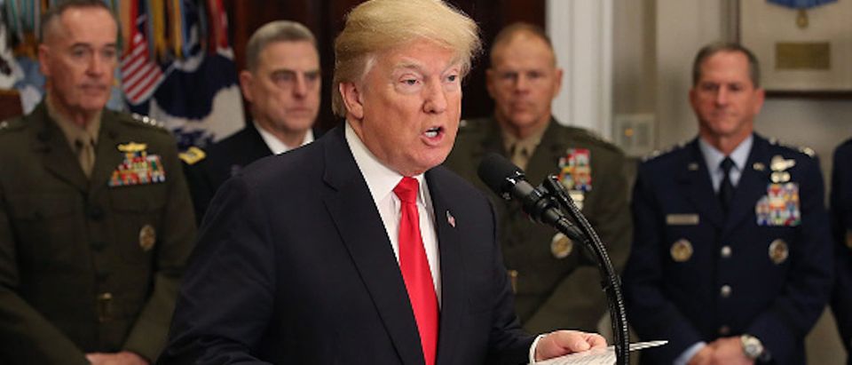 President Trump Signs National Defense Authorization Act For 2018