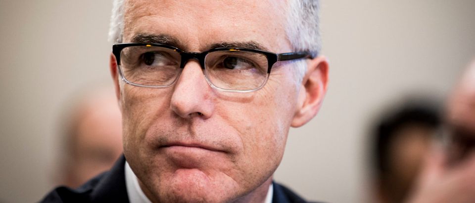 Acting FBI Director Andrew McCabe testifies before a House Appropriations subcommittee meeting on the FBI's budget requests for FY2018 on June 21, 2017 in Washington, D.C. (Photo by Pete Marovich/Getty Images)