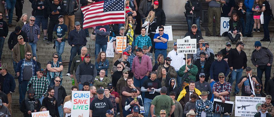 "March For Our Rights" Pro Gun Rally Held At Washington State Capitol