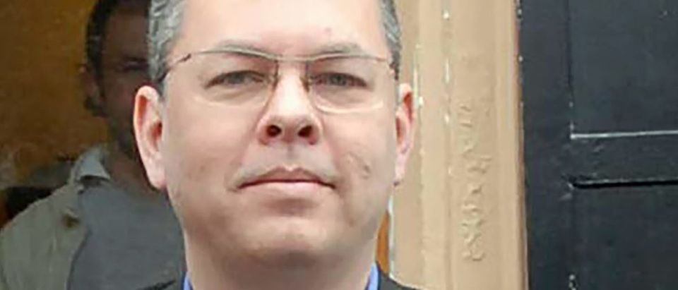 This undated photo made available by the Dogan News Agency on March 13, 2018 shows Andrew Brunson, an American pastor, in Izmir. Andrew Brunson, an American pastor held in Turkey for one and a half years in a case that further strained relations between Ankara and Washington, is to go on trial on April 16 on terror-related charges. Brunson, who ran a church in the western city of Izmir, was detained by the Turkish authorities in October 2016 and then remanded in custody. He is charged in the indictment with carrying out activities on behalf of the group led by preacher Fethullah Gulen, who Ankara says masterminded the failed coup in 2016, and the Kurdistan Workers Party (PKK). Both are banned by Turkey as terror groups. / AFP PHOTO / DHA / STR / Turkey OUT (Photo credit should read STR/AFP/Getty Images) | Trump Comments On Andrew Brunson