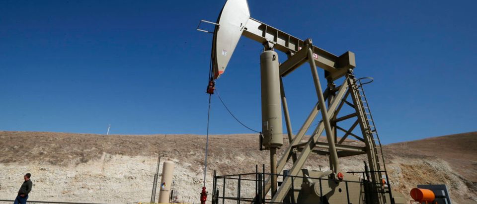A pumpjack brings oil to the surface in the Monterey Shale