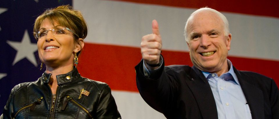 Sarah Palin Campaigns With Senator John McCain