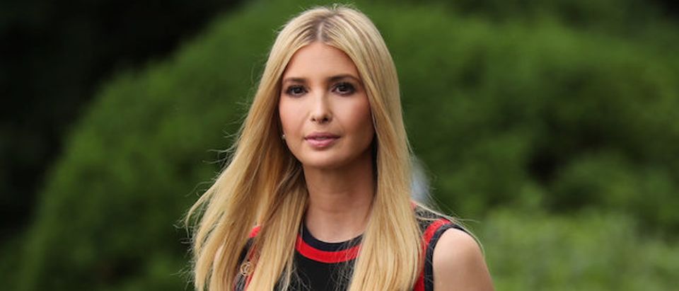 Ivanka Trump arrives for White House Sports and Fitness Day in Washington