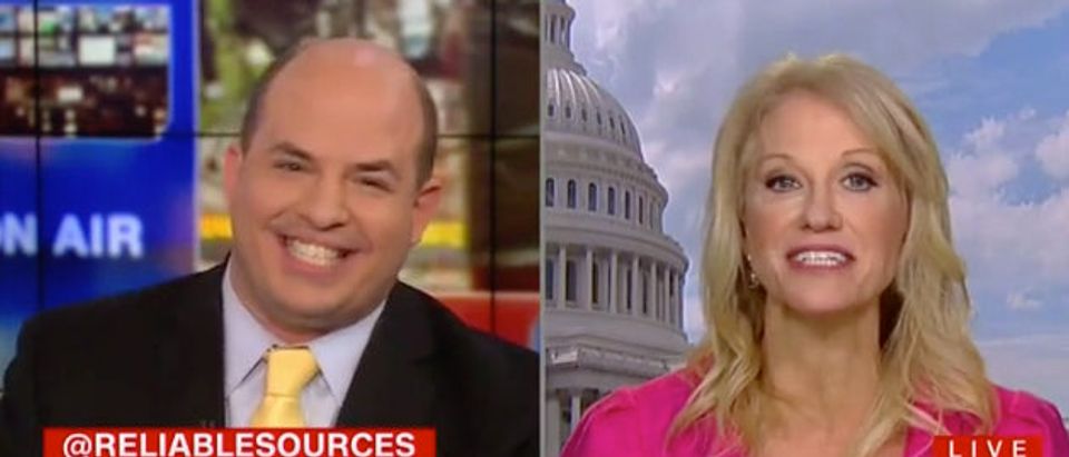 Kellyanne Conway appears on "Reliable Sources." CNN screenshot