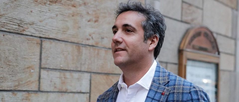 U.S. President Donald Trump's personal lawyer Michael Cohen exits a hotel in New York City