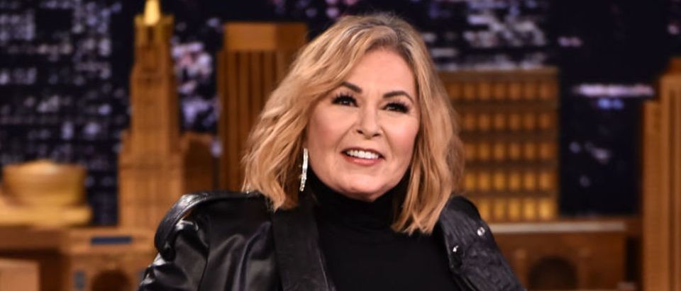 Roseanne Barr Visits "The Tonight Show Starring Jimmy Fallon"